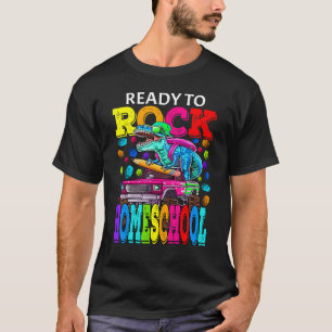 Camiseta Preparado Para Rockear Monstruo De Homescología Di