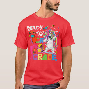 Camiseta Preparado para rodar 5° grado Cute Unicornio Dabbi