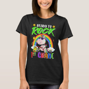 Camiseta Preparado Para Rodar A Unicornio De Primer Grado D