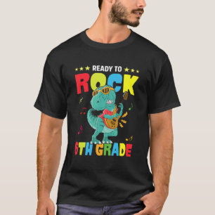 Camiseta Preparado para rodar Dinosaurio de 6º Grado de vue