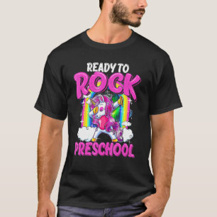 Camiseta Preparado Para Rodar El Preescolar Dabbing Unicorn
