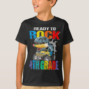 Camiseta Preparado para rodar monstruo de tercer grado niño