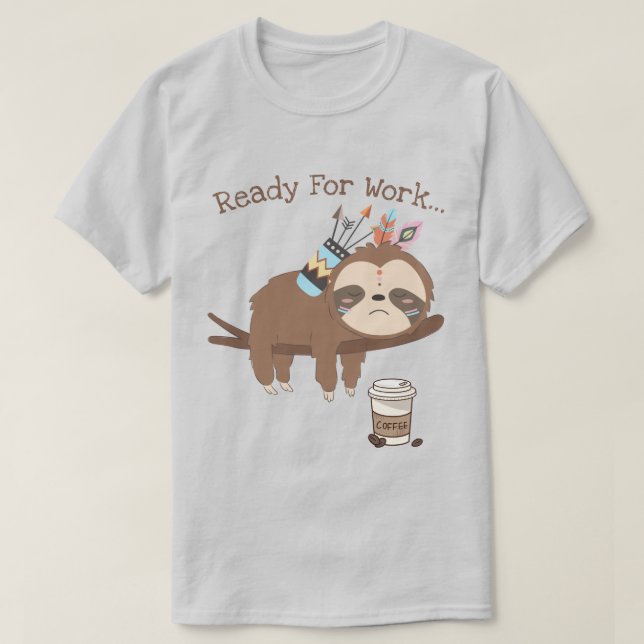 Camiseta Preparado para trabajar (Diseño del anverso)