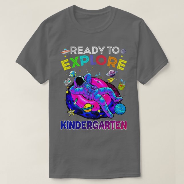 Camiseta Preparado para volver a la escuela de la guardería (Diseño del anverso)