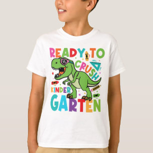 Camiseta Preparados para aplastar a los niños de la escuela