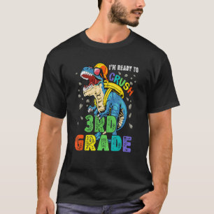 Camiseta Preparados para aplastar a niños de tercer grado d