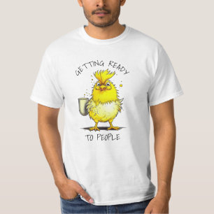 Camiseta Preparándose para la gente   Frase divertida de po