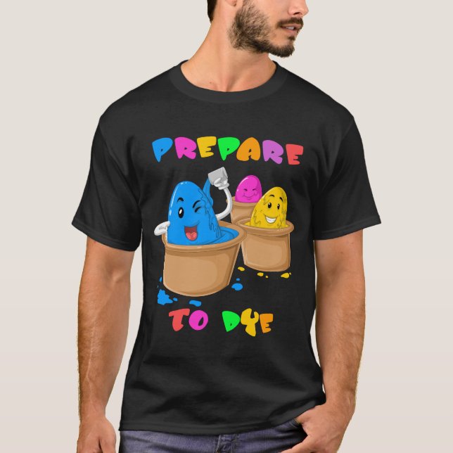 Camiseta Prepararse para colorear (Anverso)