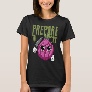 Camiseta Prepararse Para Llorar El Vegetal De Comida Vegeta