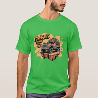 Camiseta Prepárate Antes de Atreverte - Caricatura de Super