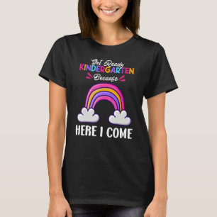 Camiseta Prepárate Kinder Porque Aquí Vengo Pre K