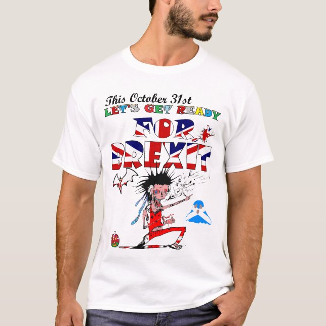 Camiseta Preparémonos para el Brexit (Anverso)