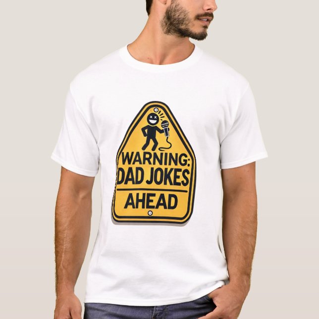 Camiseta Prepárense: Chistes de papá son inminentes (Anverso)