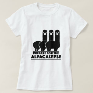 Camiseta Prepárese para el Alpacalypse