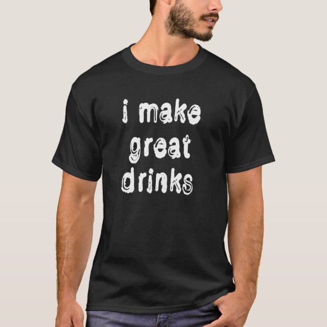 Camiseta Preparo Grandes Bebidas (Anverso)