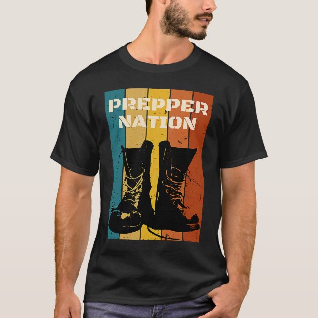 Camiseta Prepper Nation  1 (Anverso)