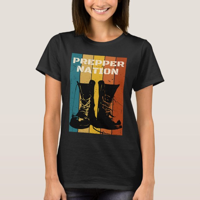 Camiseta Prepper Nation  1 (Anverso)