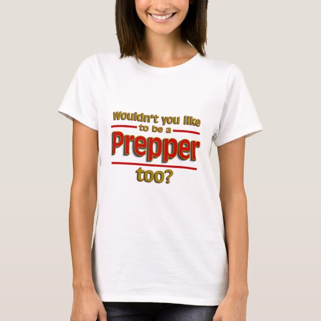 Camiseta Prepper también (Anverso)