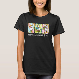 Camiseta Preppy 100 Días de Escuela Ganso Libros de Café En