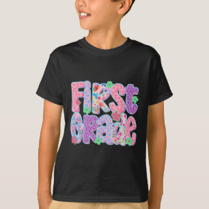 Camiseta Preppy de primer grado vuelve a la escuela maestro