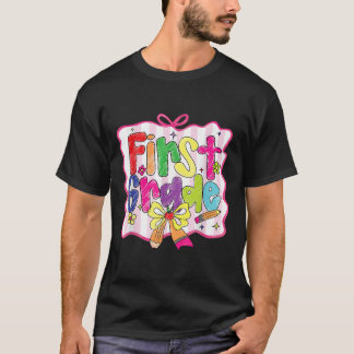 Camiseta Preppy De Vuelta Al Colegio Coquette Primer Grado