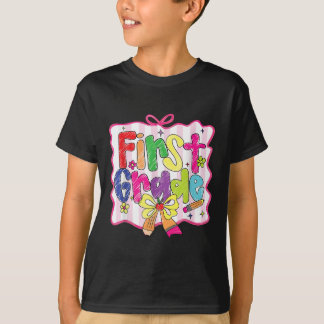 Camiseta Preppy De Vuelta Al Colegio Coquette Primer Grado
