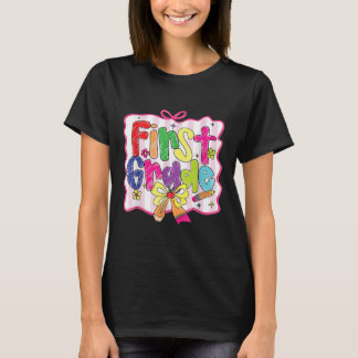 Camiseta Preppy De Vuelta Al Colegio Coquette Primer Grado