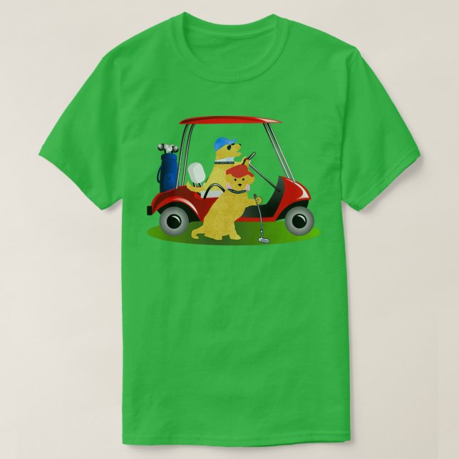 Camiseta Preppy Dogs Golf (Diseño del anverso)