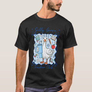 Camiseta Preppy Floral Silly Goose Maestro Regreso a la Esc