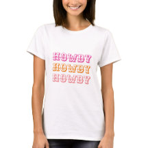 Preppy Girly Howdy Hot Pink Naranja