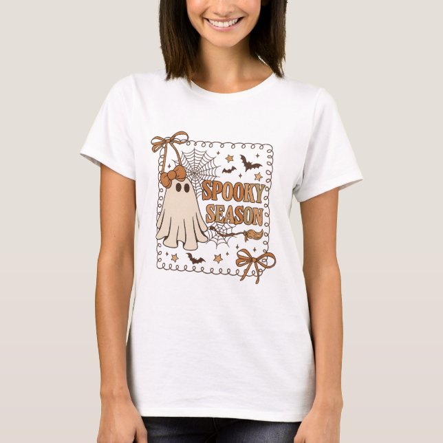 Camiseta Preppy halloween png • halloween 2025 • gothic gir (Anverso)