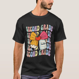 Camiseta Preppy Pencil Coqueta Lazo De Regreso A La Escuela