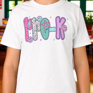 Camiseta Preppy Pre K Primer Día de Escuela Coquette