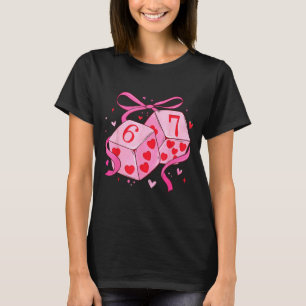 Camiseta Preppy Seis Siete San Valentín 6 7 Meme Divertido 