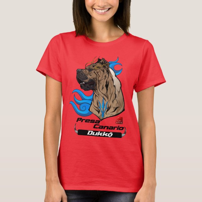 Camiseta Presa Canario Dukkǭ (Anverso)