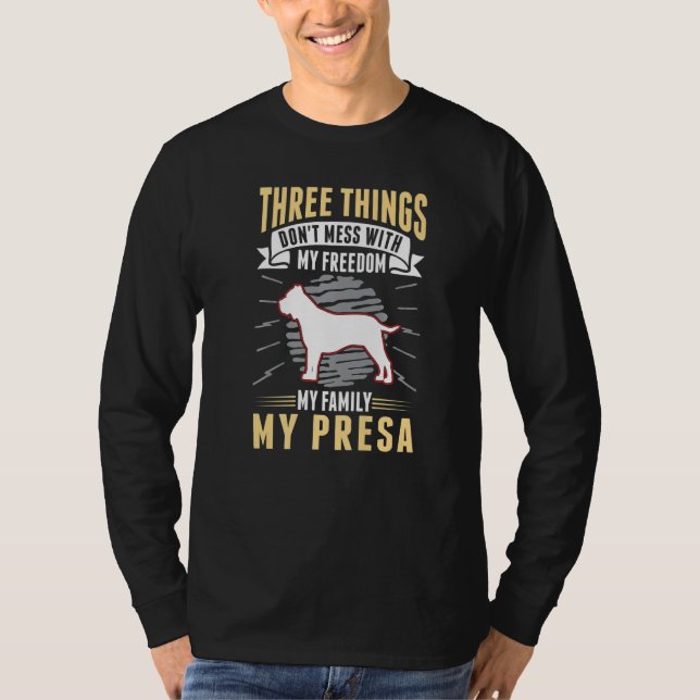 Camiseta Presa Canario Freedom Family Dogo Canario Presa (Anverso)
