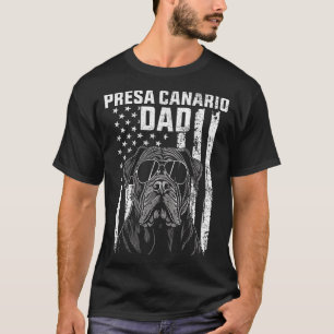 Camiseta Presa Canario Papá Cool Orgulloso Americano