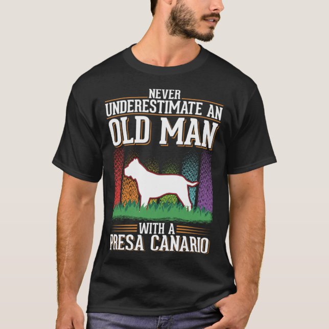 Camiseta Presa Canario Viejo Dogo Canario (Anverso)