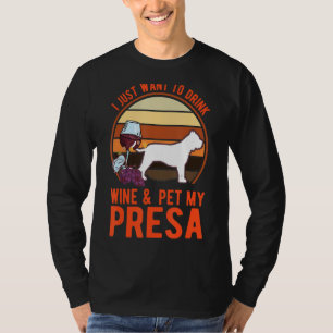 Camiseta Presa Canario Y Dogo De Vino Canario Presa