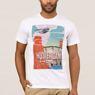 Camiseta Presa Hoover Nevada Arizona Caricatura vintage