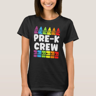 Camiseta PRESCHOOL CREW PRE K Tribe Back To School Teacher