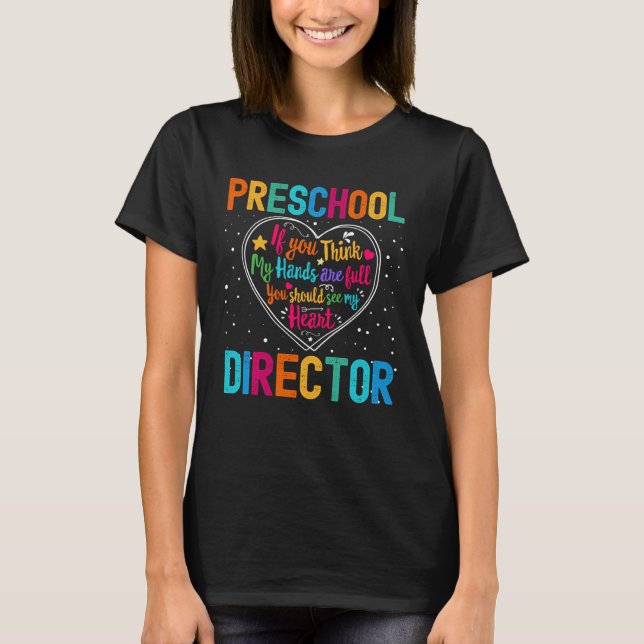Camiseta Preschool Director Appreciation Week Back to Schoo (Anverso)