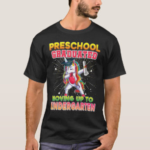 Camiseta Preschool Graduated Moving Up To Kindergarten Grad