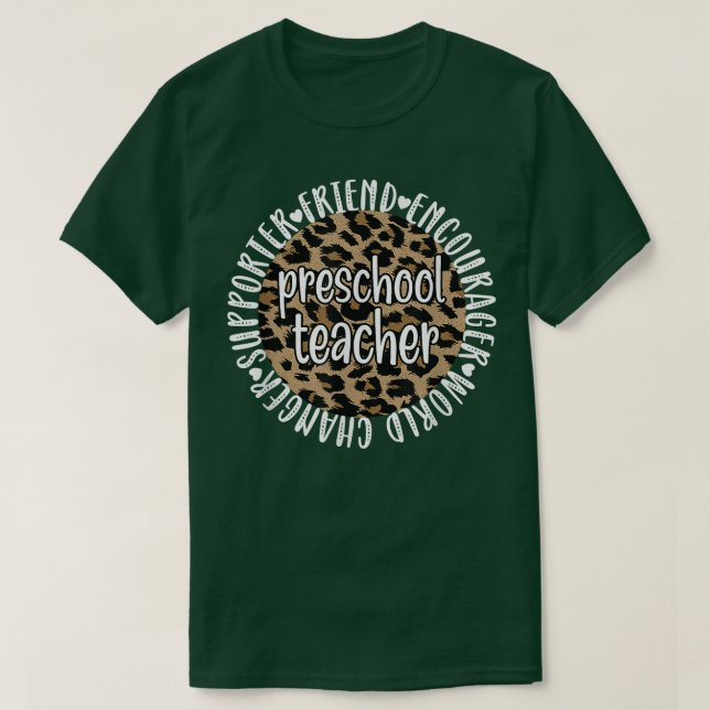 Camiseta Preschool Teacher Preschool Squad PreK Teacher  (Diseño del anverso)