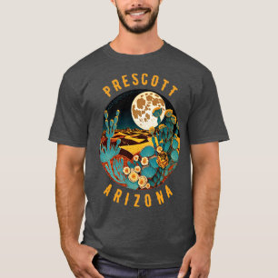 Camiseta Prescott El Desierto De Arizona En Pintura Nocturn