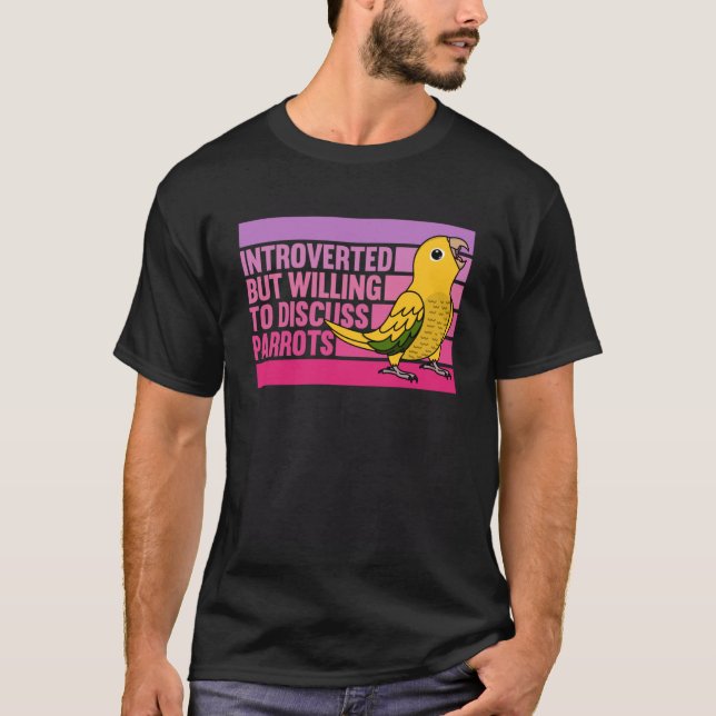 Camiseta Presencia pero loros de oro (Anverso)