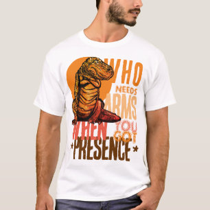 Camiseta Presencia sobre bíceps: Confianza de T-Rex