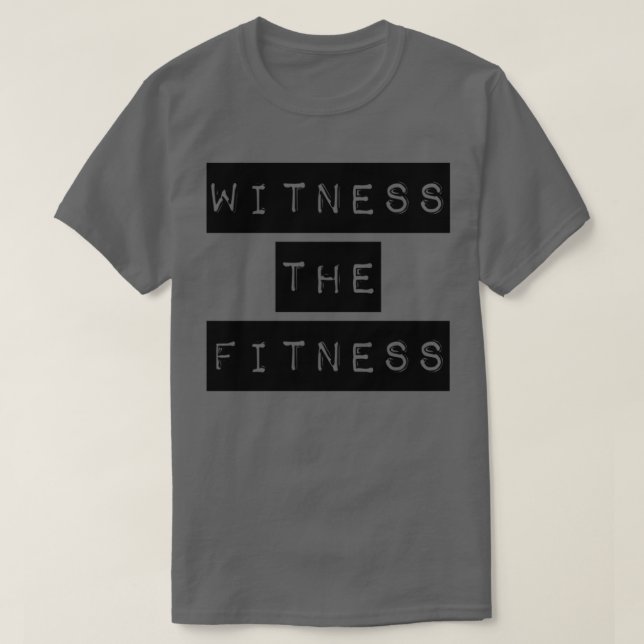 Camiseta Presenciar el gimnasio (Diseño del anverso)