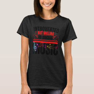 Camiseta Presentada, Pero Dispuesta A Discutir La Música An
