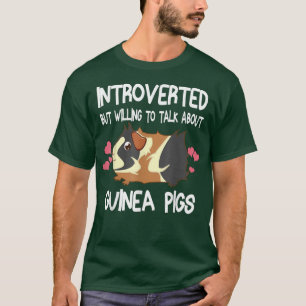 Camiseta Presentada, pero dispuesta a hablar de cerdos guin